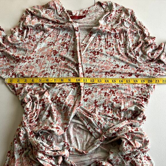 Prana Wrap robe Women Medium Tencel Modal Floral SOFT Comfort Everyday - Picture 6 of 11